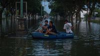 Banjir di Jalur Pantura Demak-Kudus Berangsur Surut