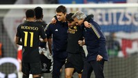 Brahim Diaz pun harus meninggalkan lapangan untuk digantikan Lucas Vazquez. Foto: REUTERS/LISI NIESNER