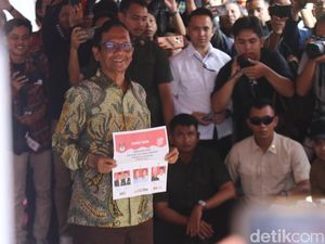 Mahfud Usai Coblosan: Mudah-mudahan Dapat Pemimpin yang Baik Mahfud Usai Coblosan: Mudah-mudahan Dapat Pemimpin yang Baik