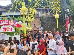 Tiba di Gajahmungkur Semarang, Ganjar Nyoblos di TPS 11