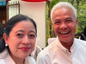 Puan Unggah Selfie Bareng Ganjar Saat Quick Count: Solid!