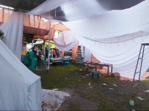 Diterjang Angin Kencang, TPS di Banyumas Porak Poranda