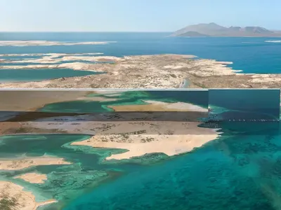 Potret Udara Progres Proyek Ambisius Kota Masa Depan Saudi