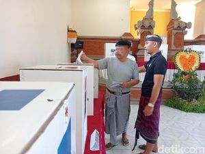 Eks Bupati Jembrana Winasa Kali Ketiga Mencoblos di Rutan Negara