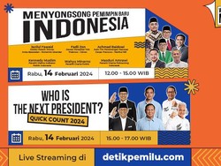 Saksikan Live Streaming Menyongsong Pemimpin Baru Indonesia di detikcom!