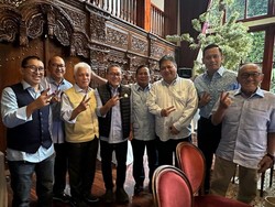 Momen AHY, Hatta, hingga Didiet dan Titiek Dampingi Prabowo Pantau QC