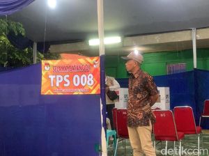 Prabowo-Gibran Unggul dan AMIN Urutan Ketiga di TPS Surya Paloh Nyoblos
