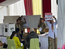 Suara Pertama di TPS Jokowi untuk Anies-Cak Imin