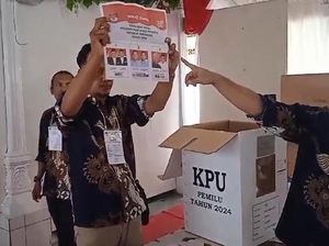 Penghitungan di TPS Mahfud Dimulai, Suara Pertama untuk 03 Penghitungan di TPS Mahfud Dimulai, Suara Pertama untuk 03
