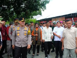 Kapolda dan Gubernur Sulteng Tinjau TPS Pemilu 2024 di Palu-Donggala