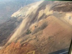 Detik-detik Tanah Longsor di Turki Hilangkan 9 Penambang