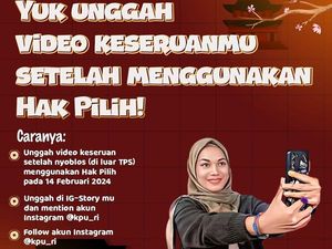 Ikutan Posting Story Keseruan Nyoblos di IG Yuk! Ada Hadiah dari KPU Nih