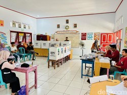 Menengok Antusias Warga Nyoblos di TPS Kampung Jusuf Kalla di Bone