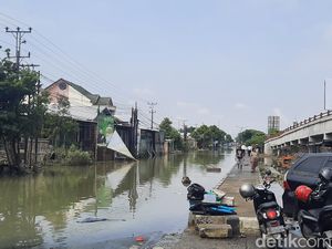Banjir Pantura Demak-Kudus Berangsur Surut, Warga Masih Mengungsi