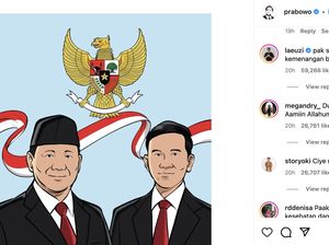 Menang Quick Count, Prabowo-Gibran Pajang Pose Ala Presiden
