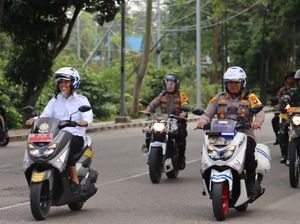 Kapolres-Walkot Dumai Patroli Keliling Kota Cek Perhitungan Suara di TPS