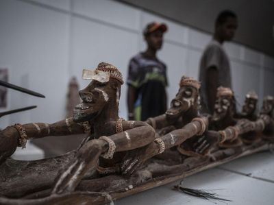 Melihat 1.200 Koleksi Museum Kebudayaan dan Kemajuan Asmat