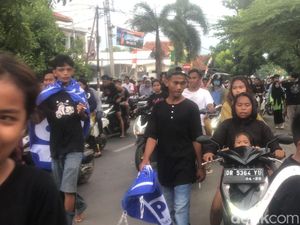 Ratusan Pemuda di Kota Bima Konvoi Rayakan Kemenangan Prabowo-Gibran