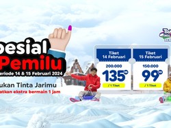 Gak Sampai 100 Ribu, Trans Snow World Kasih Promo Pemilu dan Ekstra Bermain Satu Jam!