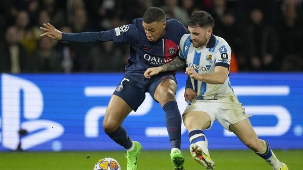 Paris Unggul 2-0 Atas Real Sociedad: Mbappé Berperan Penting dalam Mengambil Kendali