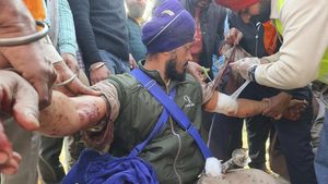 Puluhan Petani Terluka Saat Demo Besar-besaran di India