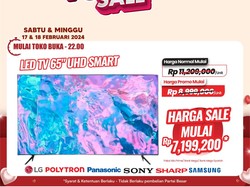 Beli TV di Transmart Full Day Sale Hemat hingga Rp 4 Jutaan, Segini Jadinya