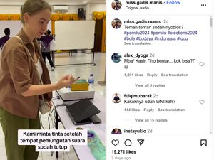 Cerdiknya Cewek Bule Berburu Diskon Pemilu, Pamer Jari Bertinta Cerdiknya Cewek Bule Berburu Diskon Pemilu, Pamer Jari Bertinta