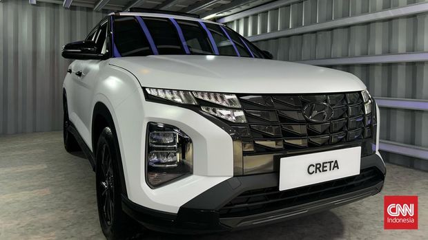 Hyundai Creta Alpha meluncur di IIMS 2024, dijual seharga Rp421,8 juta.