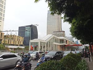 Demo di Bawaslu Bubar, Lalin Jalan MH Thamrin Jakpus Kembali Lancar