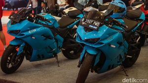 Wujud Motor Listrik yang Ditunggangi Gibran saat Kampanye