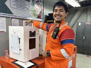 Pegawai Pertamina di Tengah Laut Juga Ikut Pemilu, Begini Ceritanya