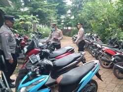 Polisi Amankan 39 Motor yang Dibawa Pelajar Bolos Sekolah di Tangsel