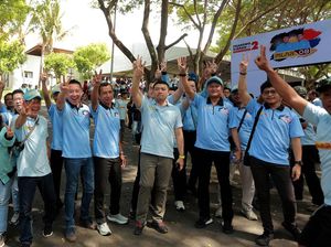 Potret Relawan Pilar 08 Jatim Menangkan Prabowo-Gibran Raih 60% Suara