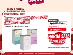 Serbu! Beli Lemari Susun di Transmart Full Day Sale Diskon Hampir Rp 800 Ribu