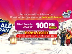 Modal 100 Ribu Bisa Main Salju, Yuk Borong Tiket Presale Trans Snow Bintaro!