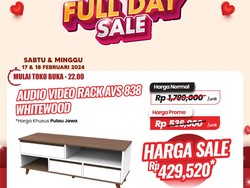 Cari Rak TV? Langsung ke Transmart Full Day Sale, Cuma Rp 400 Ribuan