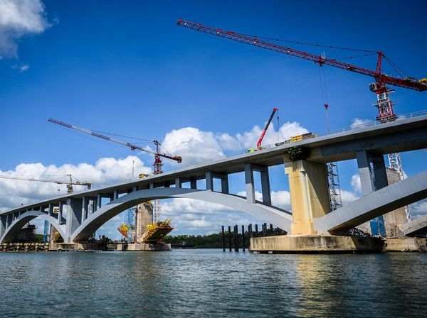 Penampakan Terkini Jembatan Penghubung IKN dan Balikpapan
