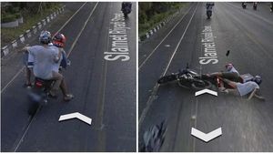 Kumpulan Foto Kocak Google Street View, Auto Nyengir!