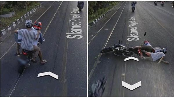 Kumpulan Foto Kocak Google Street View, Auto Nyengir!