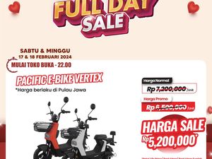 Sepeda Listrik di Transmart Full Day Diskon Jutaan Rupiah