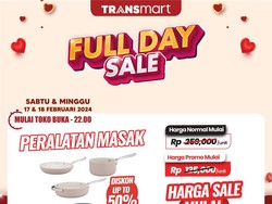 Peralatan Masak Harga Ramah Mulai Rp 100.000 di Transmart Full Day Sale