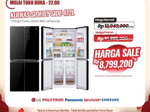 Untung Terus! Kulkas Dua Pintu Diskon Rp 3 Jutaan di Transmart Full Day Sale Untung Terus! Kulkas Dua Pintu Diskon Rp 3 Jutaan di Transmart Full Day Sale