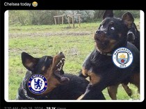 Meme Chelsea Garang Lawan City