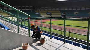 Stadion Patriot Candrabhaga Bekasi Direnovasi