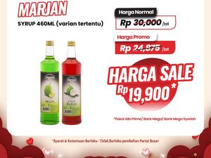 Bisa Buat Stok Bulan Puasa, Beli Sirup di Transmart Full Day Sale Diskon Rp 10 Ribu Bisa Buat Stok Bulan Puasa, Beli Sirup di Transmart Full Day Sale Diskon Rp 10 Ribu