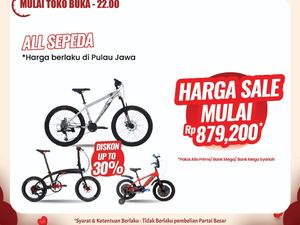 Kring! Kring! Kring! Beli Sepeda Baru di Transmart Mulai dari Rp 800 Ribuan Kring! Kring! Kring! Beli Sepeda Baru di Transmart Mulai dari Rp 800 Ribuan