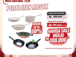 Merapat Bun! Panci Sampai Wajan Cuma Rp 100 Ribuan di Transmart Full Day Sale