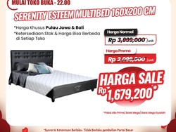Diskon Heboh di Transmart Full Day Sale! Tempat Tidur Cuma Rp 1 Jutaan