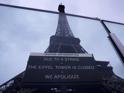 Demo Lagi, Menara Eiffel Tutup Lagi