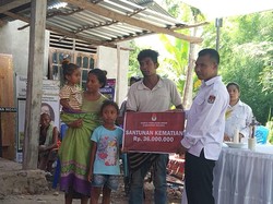 Ahli Waris Ketua KPPS Meninggal di Malaka Terima Santunan Rp 46 Juta